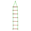 Ashish Rope Climbing Ladder Indoor/Outdoor For Kids  Ninja Obstacle, 4 To 10 Years (Green)