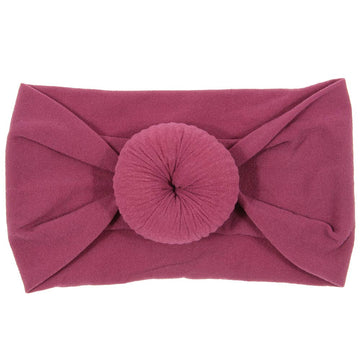 Nishine 6 Pack Cute Toddler Baby Girls Elastic Soft Nylon Headwraps Infant Knot Bow Headband Turban (Set 2)