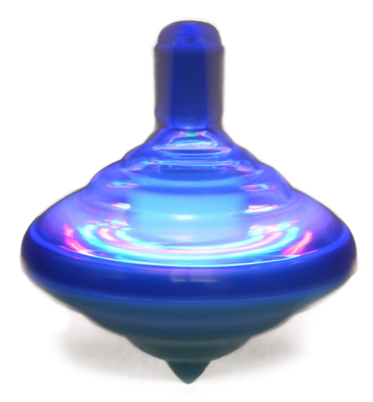 The Dreidel Company Hanukkah Musical Light-Up Dreidel Spinning Tops Set, Plays 2 Classic Hanukkah Songs, Assorted Colors (4-Pack