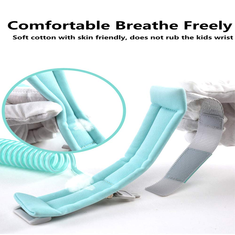 Fzbjayoon 2 In 1 Baby Leash Anti Lost Wrist Link For Toddlers Toddler Harness,Baby Leash,Leash For Toddlers,Wrist Leashes?Green