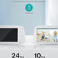 Hipp Video Baby Monitor Screen, 5    Parent Unit For Vava, Single Split-Screen, Infrared Night Vision, 2X 4X Zoom, 900Ft Long Ra