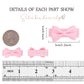 Fully Lined Grosgrain Ribbon Mini Hair Clips And Bows For Girls - 1.2' Tiny Hair Clips And Bows For Infants' Fine Hair (25 Colo