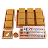 Kghios Montessori Golden Beads Materials Decimal System Bank Game Montessori Math Toys Mathematics Teaching Aids Materials Baby 