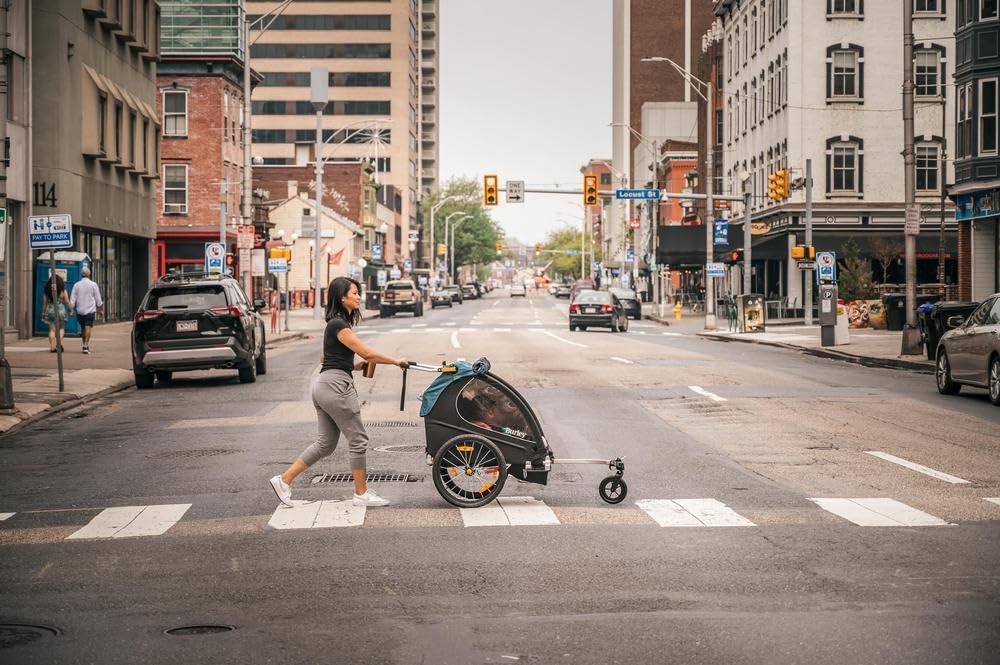 Burley Design One-Wheel Stroller Kit, One Size, Black (960047)