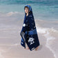 Voova & Movas Dinosaur Beach Towel With Hood For Kids Age 3-10 | Soft Thick Absorbent Cotton Wrap Blanket | Beach, Pool, Swim Us