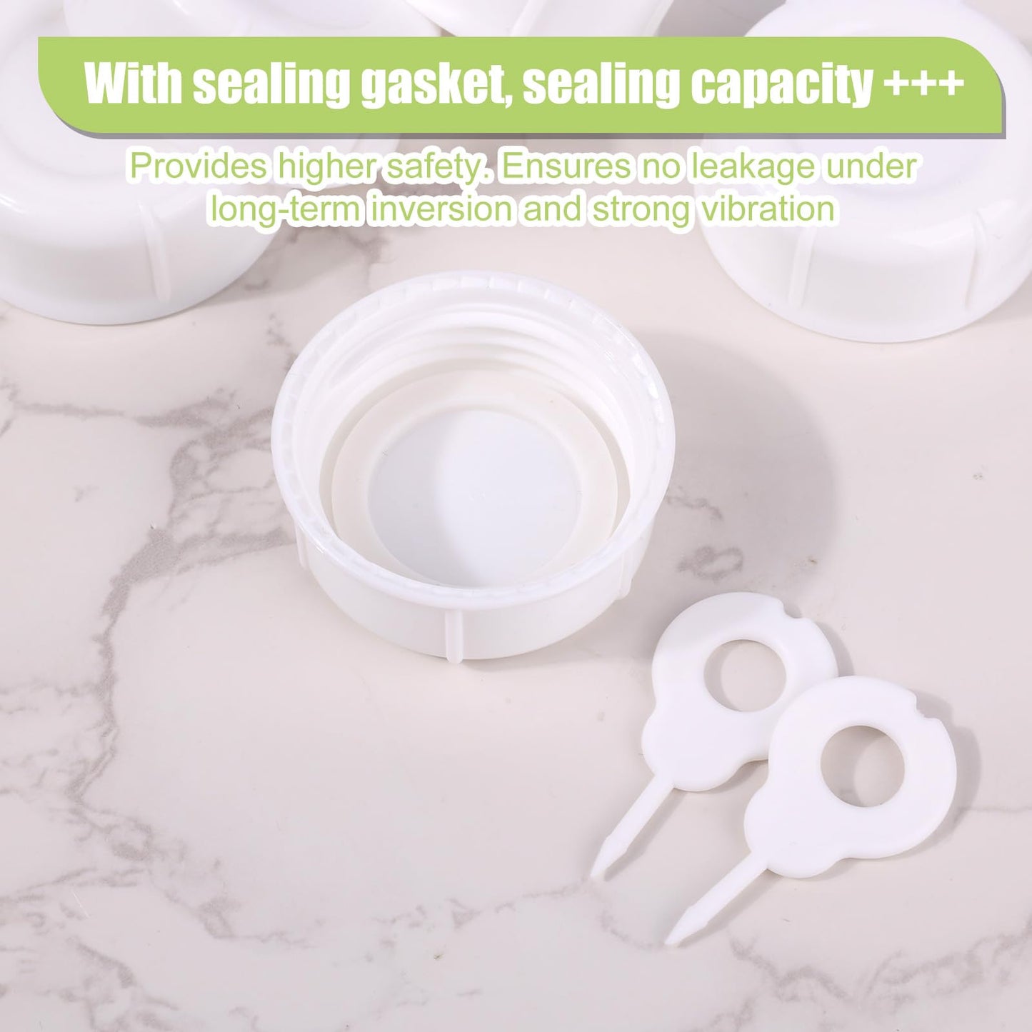 10Pcs Narrow Baby Bottle Caps For Dr Brown & Medela Bottles, Bpa Free Travel And Storage Baby Bottle Lids Replacement With Punch