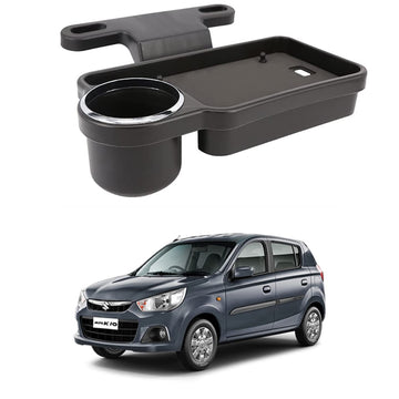 Oshotto (FT04) Foldable Car Auto Headrest Rear Back Seat Table Drink Food Cup Tray Holder Compatible with Maruti Suzuki Alto K1
