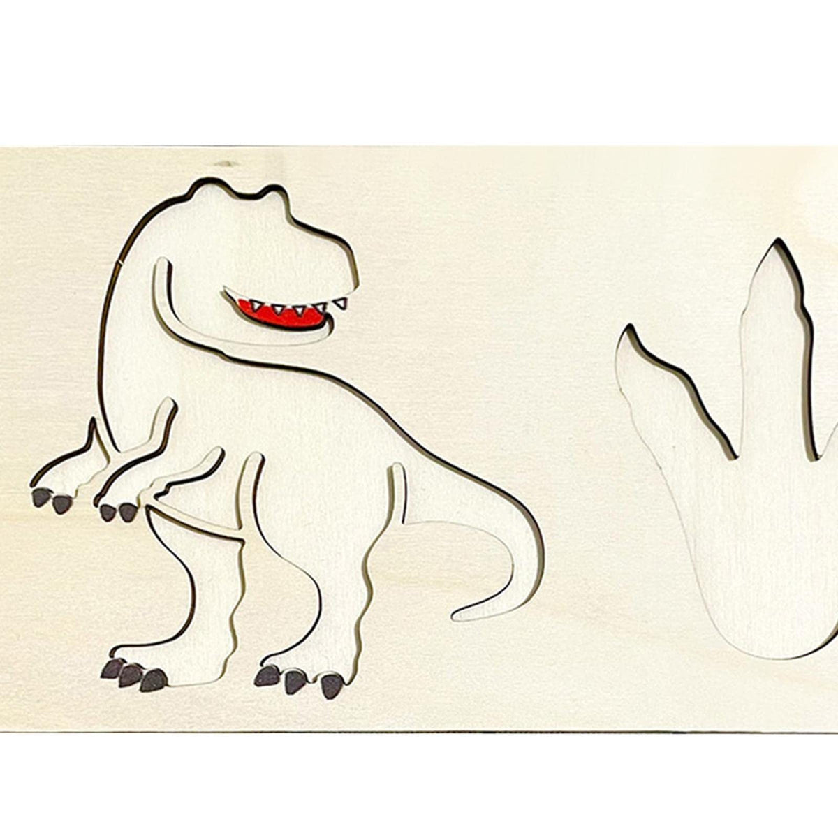 ATORSE Montessori Sensory Aids Busy Board Accessories Cognition Game for Children Tyrannosaurus Rex|Baby | Toys for Baby | Devel
