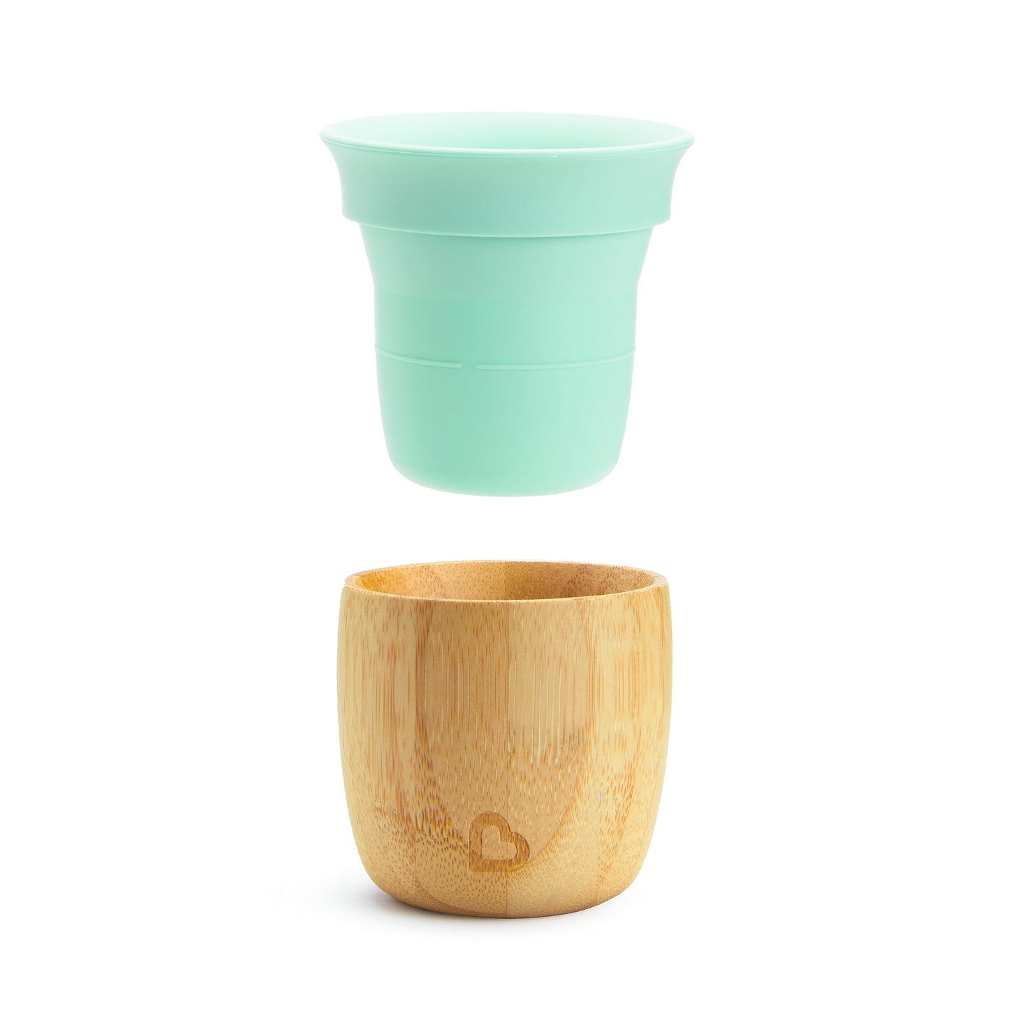 Munchkin       Bambou       5Oz Open Training Cup For Babies And Toddlers, Non-Toxic Bamboo And Food-Grade Silicone