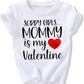 Toddler Boy Valentine'S Day T Shirt Cute Lover Boy Shirt Kids Funny Letter Print Valentine'S Day Shirts Tops (3-4T, White5)