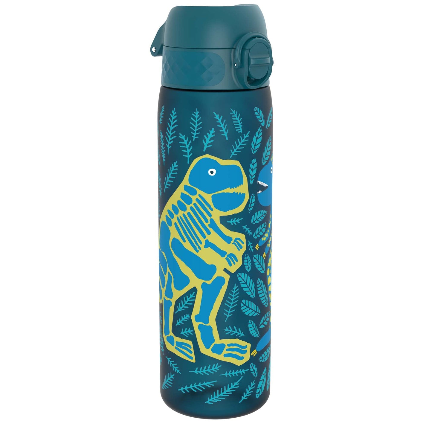 Ion8 Kid'S One Touch 2.0 On-The-Go Printed Water Bottle - Leakproof And Bpa-Free Water Bottle - Fits Car Cup Holders And Kid'S B