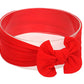 Koolgil Baby Girl'S Toddler Bow Knot Headbands Soft Nylon Headband For Daily Life Birthday Party Photography (Red)