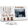 Expecting Parents To Be Unique Gifts For Pregnant Women, Sonogram Picture Frame Pregnancy Gift We Can Bearly Wait With Countdown