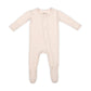 Peachy Pink Footie For Baby - 95% Viscose From Bamboo, 5% Spandex - Soft Newborn Sleepwear, Baby Pajamas, Unisex Baby Clothes, Z