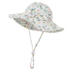 Baby Girl Sun Hat Summer Beach Hats With Upf 50+ Toddler Infant With Wide Brim Strap Outdoor Bucket Hat Greden6-12 Months