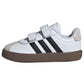 Adidas Unisex-Kids VL Court 3.0, White/Black/Grey, 6K