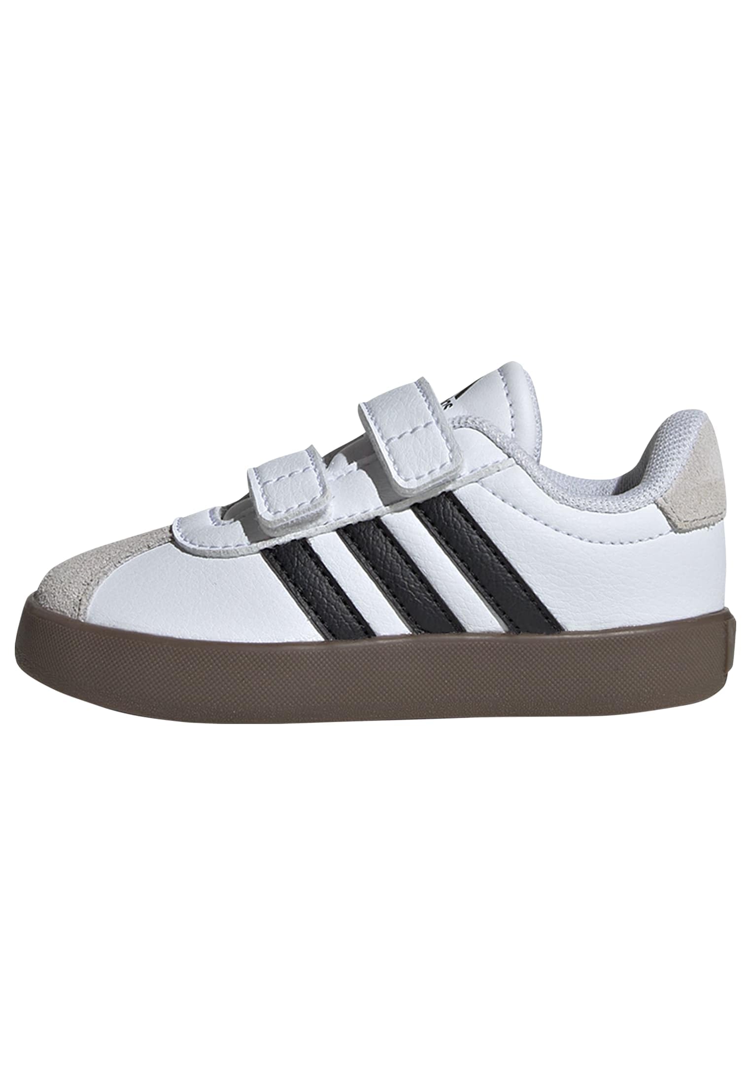 Adidas Unisex-Kids VL Court 3.0, White/Black/Grey, 6K