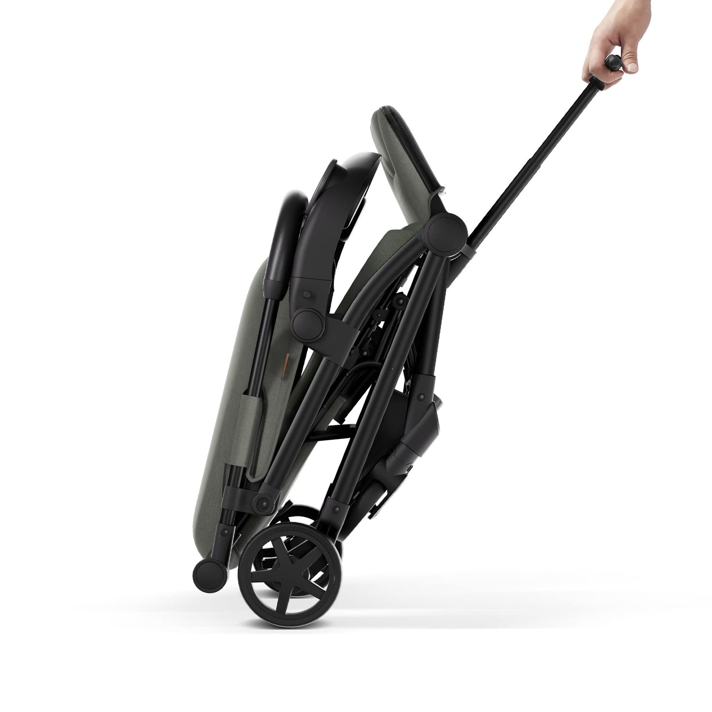Mompush Lithe V2 Lightweight Travel Stroller, Compact Foldable Baby Stroller with Travel Bag, One-Hand Fold Stroller, Snack Tray