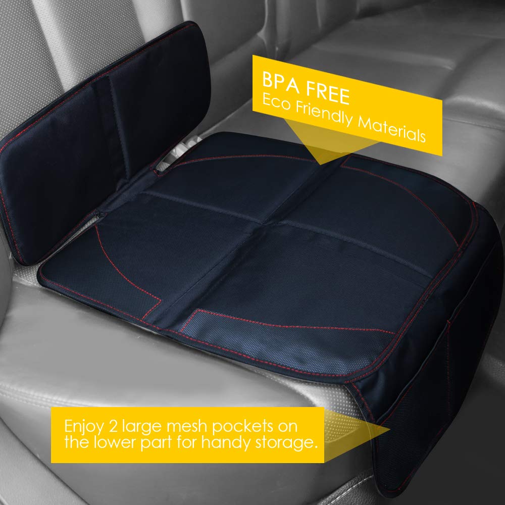 Fasite Car Seat Protector For Baby Child Car Seats - Auto Seat Cover Mat,Protective Non-Slip Waterproof Car Seat Cover Pad With