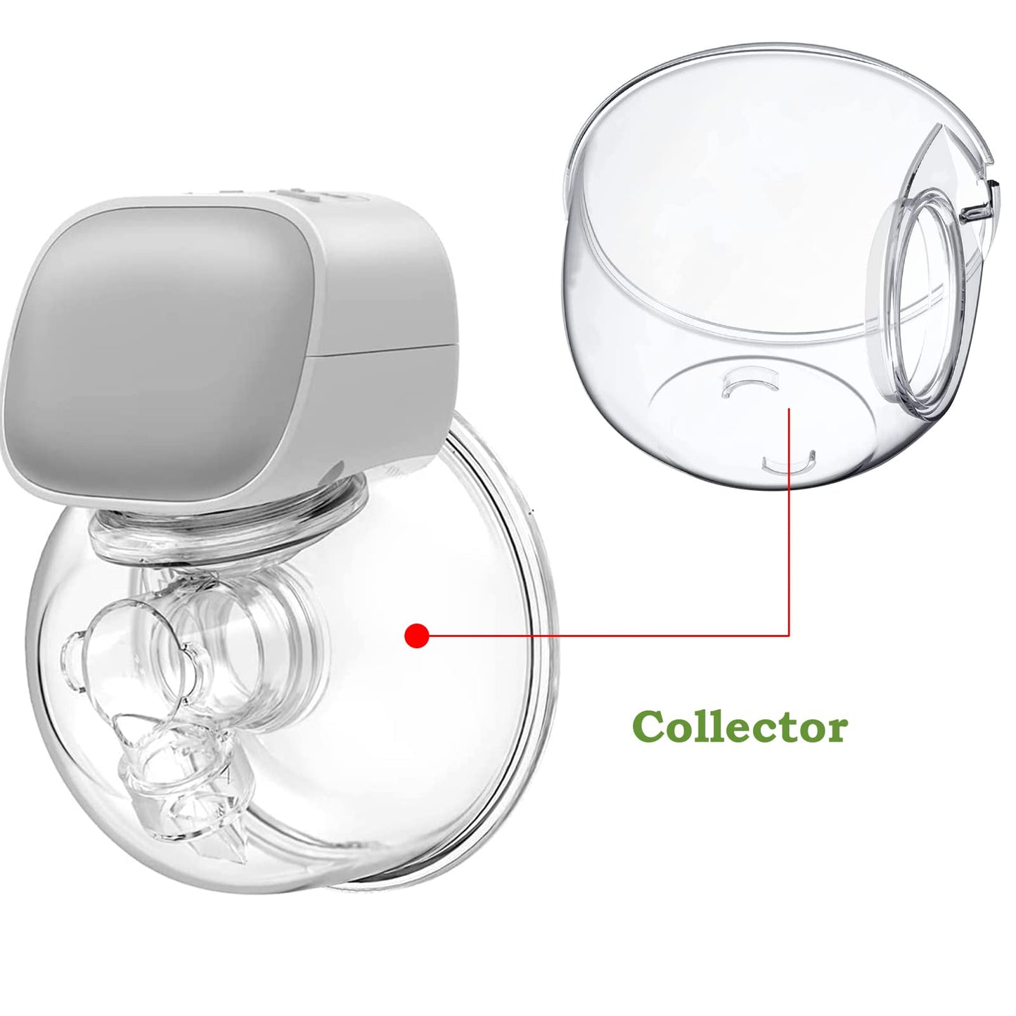 Wearable Breast Pump Collector Accessories Collector Cup Compatible With S9/S10/S12 Wearable Breastpump,180Ml/8Oz Collector Repl