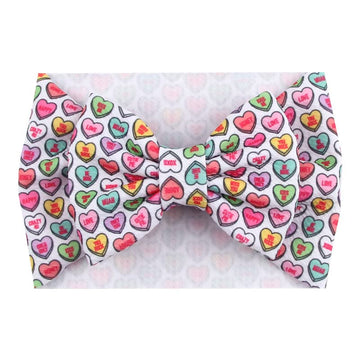 Bbtdin Valentine'S Day Turban Bow Baby Girls Valentine'S Day Headband Bowknot Holiday Headware Btv03 (A3)