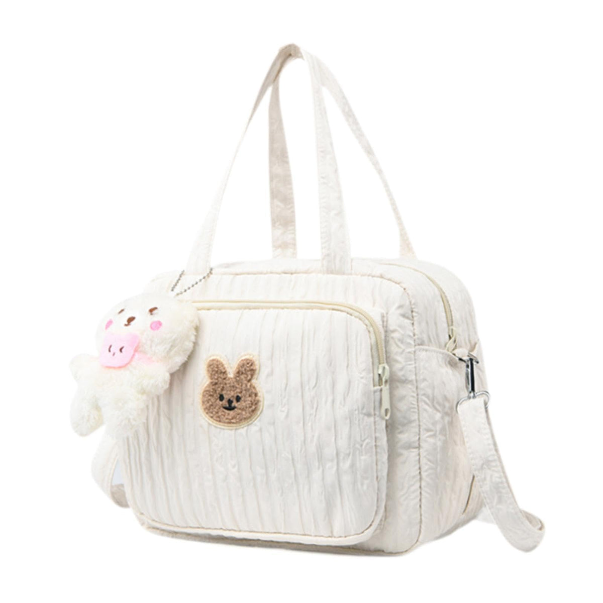 BNF Diaper Bag Handbag Reusable Large Capacity Spacious Mummy Makeup Bag Handbag White | Baby | Strollers & Accessories | Stroll