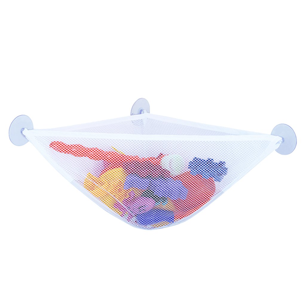 CLUB BOLLYWOODBaby Kids Bath Toys Storage Mesh Hanging with Strong Sucker White|Home & Garden | Household Supplies & Cleaning | 