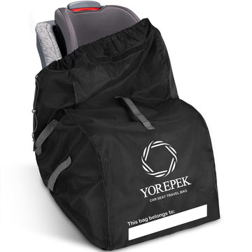 Yorepek Car Seat Travel Bag Backpack, Universal Car Seat Bags For Air Travel Fits Convertible,Booster,Infant Carseat, Carseat Tr