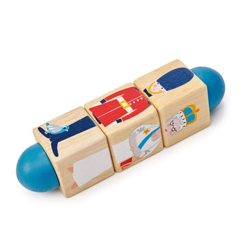 Tender Leaf Toys - Educational Twisting Toy - My First Baby Wooden Puzzle Game - Early Learning to Develop Strategic Thinking an