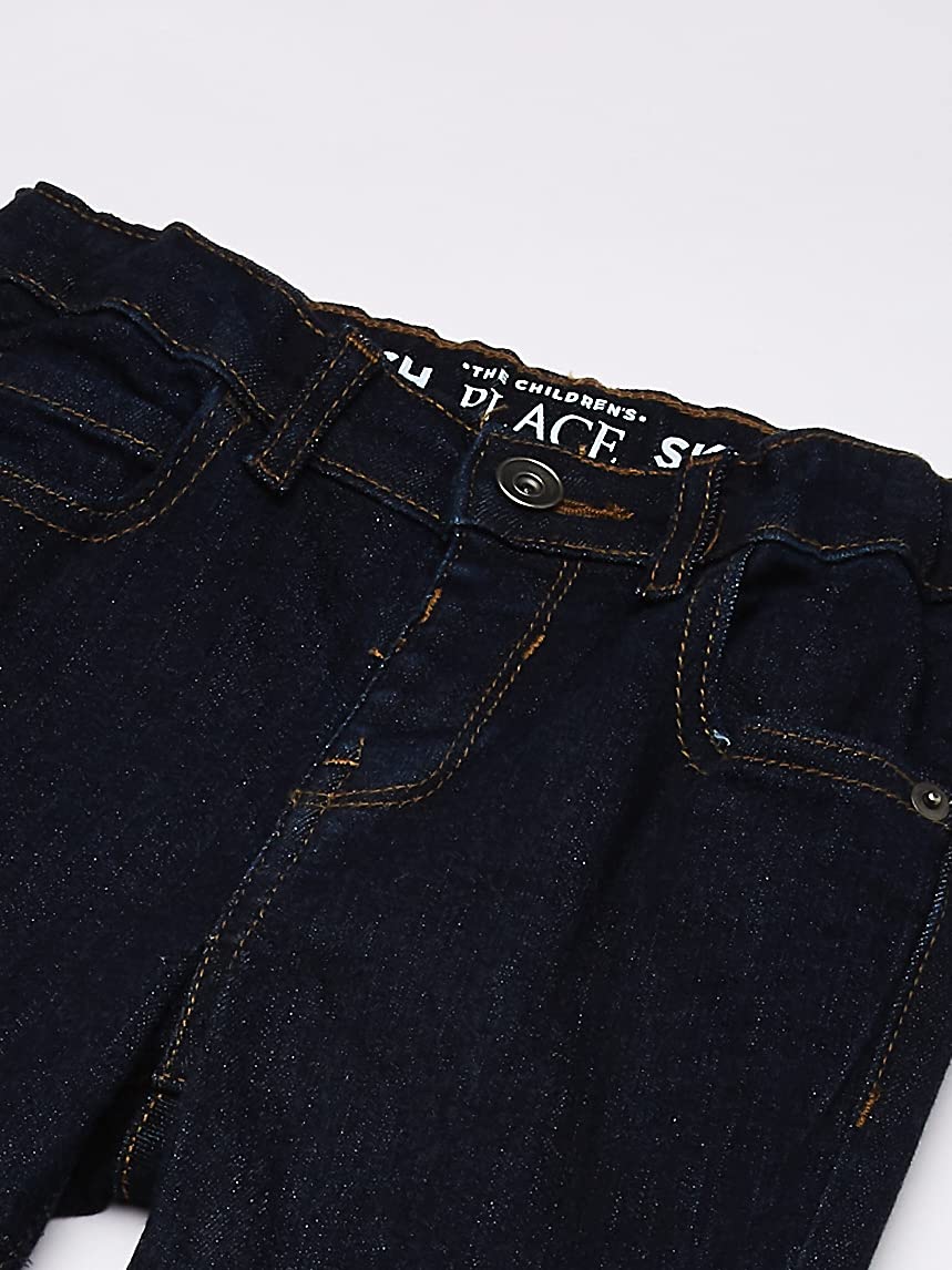 The Children'S Place Baby Boys And Toddler Boys Stretch Skinny Jeans, Dark Rinse Wash, 3T