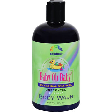 Rainbow Research Baby Oh Baby Colloidal Oatmeal Body Wash, Unscented - 12 Oz
