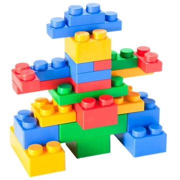 UNiPLAY Mix Soft Building Blocks - 34-Piece Set for Infant Early Learning, Cognitive Development, and Toddler Creative Play - Ag