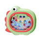 UJEAVETTE Baby Keepsakes Box Organizer Childhood Memory for Nusery Decoration Baby Shower Green