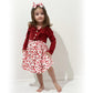 Hintina 18 Month Infant Toddler Baby Girls Valentines Day Dress Outfits Red Heart Sleeveless Sundress With Long Sleeve Waffle Ca