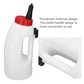 Calf Milk Bottle, 4L New Born Calf Milk Feeder Farm Nursing Equipment With Handle Nipple