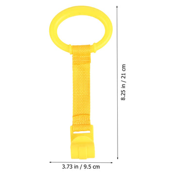 Toyandona Baby Rings 4Pcs Baby Infant Learning Stand Pull Rings Crib Pull Rings Hand Rings For Baby Standing Assistant Hanging B