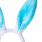 Cute Soft Touch Bunny Ears Headband Christmas Rabbit Ears Headband Gift For Children Kids Girls (Blue)
