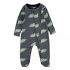 Nike Baby Boy'S Thunder Block Footed Coverall (Infant) Smoke Grey 3 Months