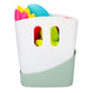 Ubbi Stand Up Bath Toy Storage Organizer, Bath Caddy with Removable Drying Rack Bin for Toddlers and Baby, Sage