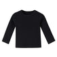 Unisex Baby Shirt Cotton Long Sleeve Tee Infant Tops Black 19-24 Months