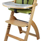 Abiie Beyond Junior Wooden High Chair With Tray - Convertible Baby Highchair - Adjustable High Chair For Babies/Toddlers/6 Month