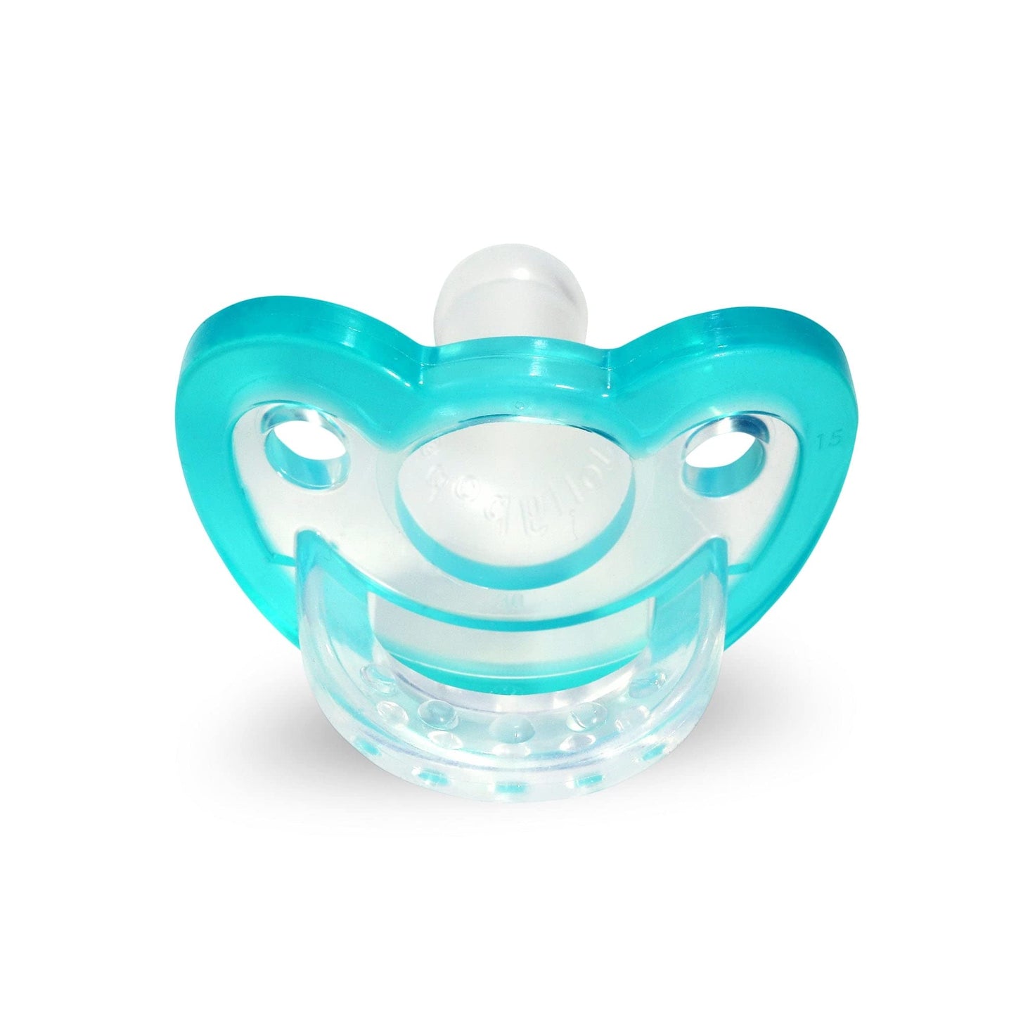 Razbaby Jollypop Baby Pacifier For Newborns 0-3M - Soft Bpa Free Medical Grade Silicone Made In The Usa With A Durable One Piece