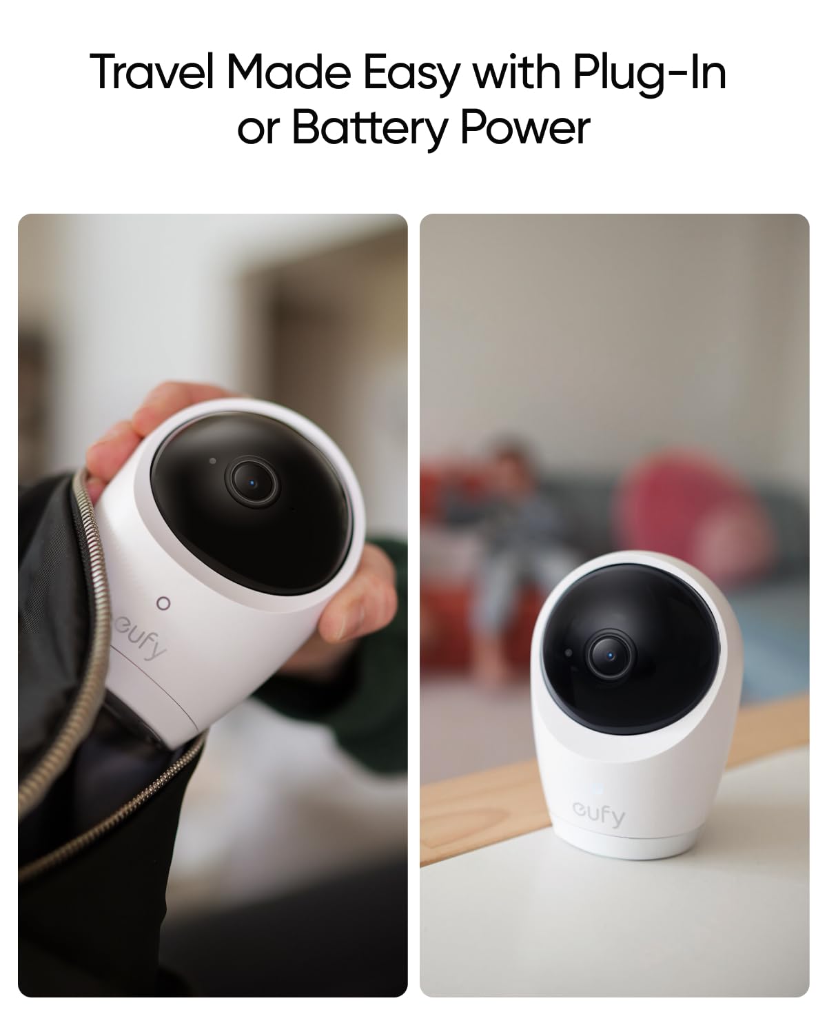 Eufy Security Baby Monitor E20 With 2K Hd Camera, 5'' 720P Display, Hybrid Wi-Fi & No Wi-Fi Connection, Pan-Tilt, 4X Zoom, Porta