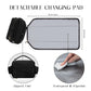 Printe Small Diaper Bag With Portable Changing Pad, Crossbody Fanny Pack With Wipes Pocket For Stroller, Women Waist Bag For Tra