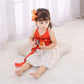 Lovely Mermaid Baby Girls Princess Dress Costume Onesie Romper Bodysuit Halloween Christmas Dress Up (E66,3-4T)