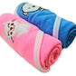 First Kick Baby Cotton Bath Towels New Born Combo Pack Of Hooded Soft Wrapping Towel Pack Of 2(70 Cm X 66 Cm) Set Of 2, Pink