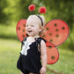 Creative Education Of Canada Great Pretenders Ladybug Wings With Headband, Red/Black (One Size)
