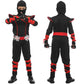 Satkull Ninja Costume Boy Halloween Kids Costume Boy Ninja Muscle Costume With Ninja Foam Accessories Best Children Gift(Kids-M-