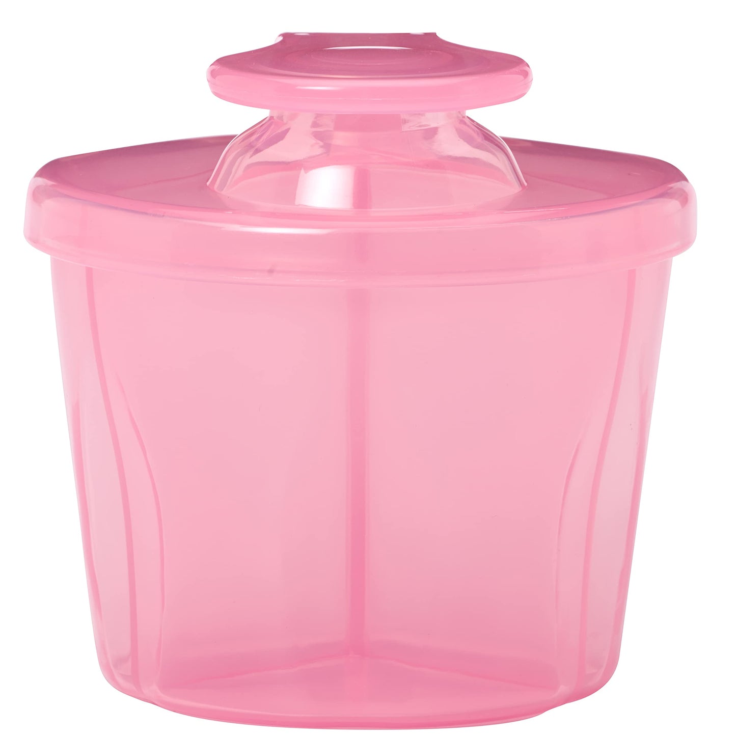 Dr. Brown'S Baby Formula Dispenser With Snap-On Lid For On-The-Go Feedings,Milk Powder Dispenser For Traveling With Infant,Pink