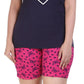 MUKHAKSH (Pack of 1 Sets = 1 Top + 1 Shorts Girls Cotton Multicolour Tops + Shorts Nightwear Night Suit, Print May Varyvery Comf